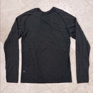 lululemon Metal Vent Tech Long-Sleeve Shirt, heathered black